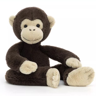 jELLYCAT 邦尼兔 CHP2PD 潘迪黑猩猩毛绒玩具 棕白色