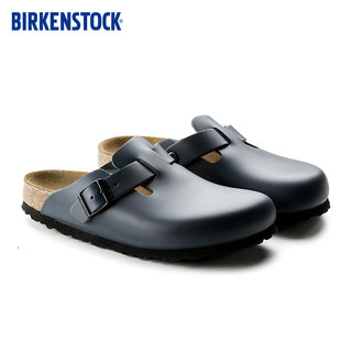 BIRKENSTOCK包头情侣款软木拖鞋男女款外穿Boston系列 黑色窄版0060193 46