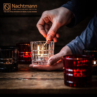 Nachtmann 奈赫曼德国进口水晶玻璃香薰蜡烛台家居装饰摆件晚餐浪漫礼物 透明香薰烛台