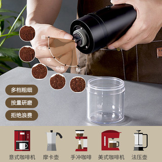 电动磨豆机咖啡豆研磨机家用小型便捷手动全自动研磨器手磨咖啡机