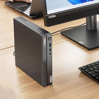 Lenovo 联想 ThinkCentre Q500 十三代酷睿版 迷你台式机 黑色（酷睿i5-13420H、核芯显卡、16GB、512GB SSD）