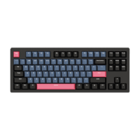 AJAZZ 黑爵 AKC087 87键 2.4G蓝牙 多模无线机械键盘 千层酥野莓 HP轴 RGB