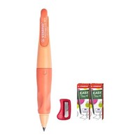 亲子会员：STABILO 思笔乐 CN/B57511-5 胖胖铅自动铅笔 马卡龙橙 HB 3.15mm 单支装