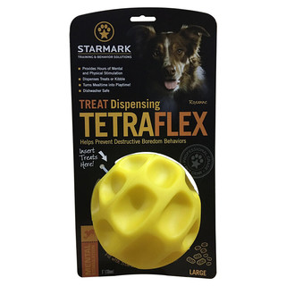 STARMARK 星记 狗玩具独处宠物玩具凹凸球漏食橡胶狗玩具中号边境萨摩耶中小型狗用