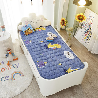 凯聪儿童幼儿园法兰绒床褥水洗卡通垫被床铺垫被褥婴儿床垫可订做定制 园 宽88CM*长168CM