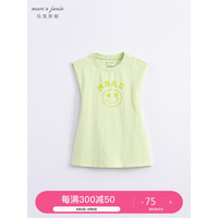 马克珍妮 MARC&JANIE马克珍妮儿童夏装女童舒适假两件收腰背心连衣裙230670