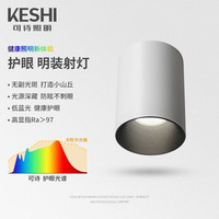 可诗(KESHI)明装射灯小山丘筒灯免吊顶全光谱防眩led客厅过道智能无主灯照明 需3000K/3500k/6000K请联系