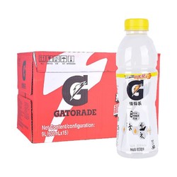 GATORADE 佳得乐 西柚味 电解质水 功能运动饮料 600ml*15瓶