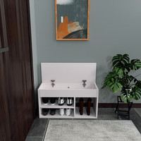 HMJIA 换鞋凳 加厚简易简约宿舍家用门口入户储物柜鞋柜 HJ-HXD1008W