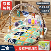 活石 脚踏琴婴儿玩具健身架0-1岁新生儿礼盒宝宝