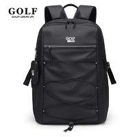 GOLF 高尔夫 双肩背包可装15.6英寸电脑包 款式2-黑色