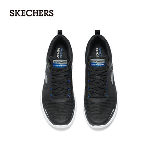 Skechers斯凯奇2023年夏季新款女子缓震透气休闲鞋健步鞋舒适网布 蓝色/BLU 38.5