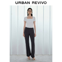 URBAN REVIVO 女士方领短袖T恤 UWG432116