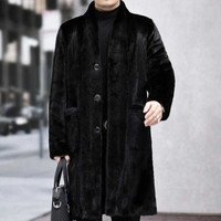 恒源祥 男士皮草 NMNQ-10 黑色 XXXL