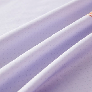 罗莱（LUOLAI）全棉四件套 软糯糯的小温柔紫色 1.5米床（被套200*230cm）