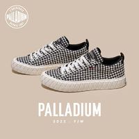 PALLADIUM 帕拉丁 帆布鞋官方新款低帮鞋男女款菠萝鞋千鸟格韩版布鞋运动鞋