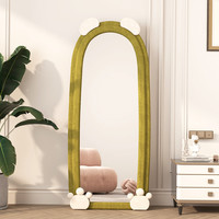 新艺鸿运异形全身镜设计感落地镜家用小熊穿衣镜卧室服装店试衣镜 ins镜子