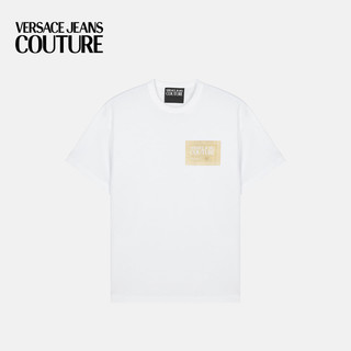 VERSACE JEANS COUTURE 男士Logo 棉质T恤短袖