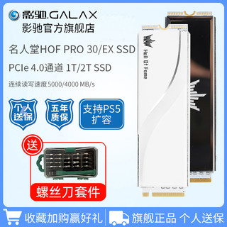 GALAXY 影驰 HOF Pro 30 NVMe M.2 固态硬盘 1TB（PCI-E3.0）