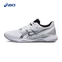 ASICS 亚瑟士 排球鞋男鞋舒适稳定室内运动鞋制胜球场 GEL-TACTIC 白色/灰色 43.5