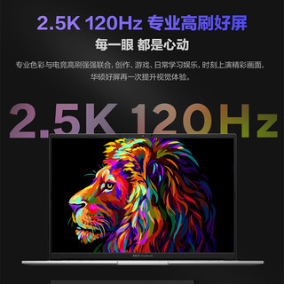 ASUS 华硕 无畏Pro16 2023款 16.0英寸 游戏本 银色（酷睿i9-13900H、RTX 4060 8G、16GB、512GB SSD、2.5K、120Hz）