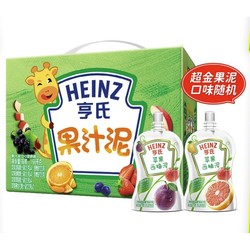 Heinz 亨氏 婴幼儿水果泥 礼盒装 200g*14袋+超金装 120g*2袋