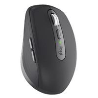 PLUS会员：logitech 罗技 MX Anywhere 3S 2.4G蓝牙 双模无线鼠标 石墨黑