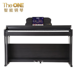 The ONE 壹枱 智能电钢琴 88键重锤数码电子钢琴 儿童初学成人考级 PLAY黑色