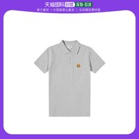 香港直邮Kenzo 虎头刺绣翻领polo衫 FA65PO0014PU.