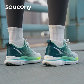 saucony 索康尼 浪潮TIDE男女缓震跑步鞋竞速训练运动鞋武汉配色42.5