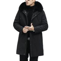 恒源祥 男士皮衣 w1909 水貂内胆款 黑色 XXXXL