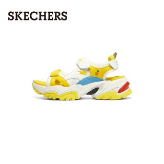 SKECHERS 斯凯奇 海绵宝宝沙滩鞋女派大星休闲时尚百搭凉鞋蟹老板防滑鞋子