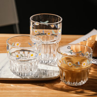摩登主妇玻璃咖啡杯透明水杯子ins家用高档精致冰美式dirty拿铁杯