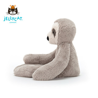 jELLYCAT 邦尼兔 BS3BS 贝利树懒毛绒玩具 浅灰色 33cm