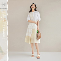 DUIBAI 对白 ×冯玮艺术家联名 气质衬衫裙 DDQ065