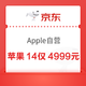 京东Apple自营商品 领券最高减1700元