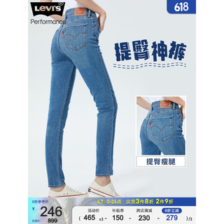 Levi's 李维斯 performance系列 721超高腰紧身女士牛仔裤