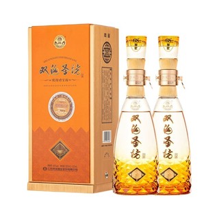 PLUS会员：双沟 珍宝坊 圣坊 46%vol+68%vol 浓香型白酒 520ml*2瓶 双支装