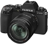 FUJIFILM 富士 无反光镜数码相机 X-S10 镜头套件 (XF18-55) F X-S10LK-1855 黑色
