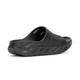 HOKA ONE ONE 男女款Ora RecoverySlide奥拉黑色平底拖鞋舒缓运动 BLK-黑色 7