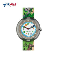 swatch 斯沃琪 Flik Flak（飞菲）儿童瑞士手表 恐龙回归史前 石英表ZFBNP048