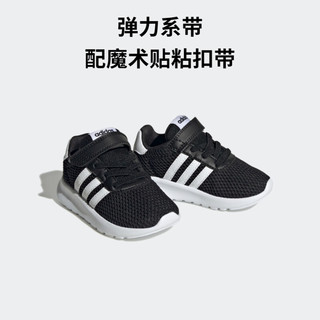 adidas阿迪达斯官方轻运动LITE RACER 3.0 EL I男婴童运动学步鞋 黑色/白色 25(145mm)