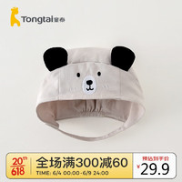 Tongtai 童泰 四季0-18个月男女用品配饰护耳帽子 TTD23108 灰色 均码