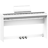 PLUS会员：Roland 罗兰 FP-30X 电钢琴 88键力度键盘 白色 原厂木架+三踏板