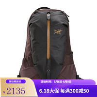 始祖鸟（ARC’TERYX）ARRO 16 男女同款 双肩背包 旅行轻量徒步户外背包 咖色/Bitters