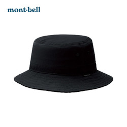 mont·bell 速干遮阳盆帽渔夫帽男女户外旅行大檐帽子日系简约 1108744 铁灰色 GM L