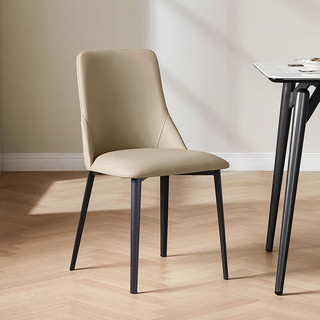 LINSY 林氏家居 餐厅家用现代简约餐椅2022新款网红靠背椅书桌用LS808S3 餐椅*2