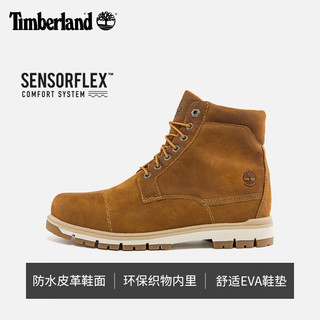 Timberland添柏岚官方男鞋新款户外休闲防水高帮靴|A2GNJ A2GNJW/小麦色 39.5 鞋内长：24.5cm