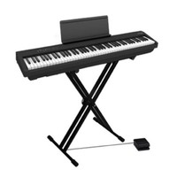 PLUS会员：Roland 罗兰 FP-30X 电钢琴 88键力度键盘 黑色 X型琴架+单踏板