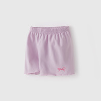 杰里贝比 女童裤子2023夏季童装新款纯色运动宝宝短裤儿童打底安全裤